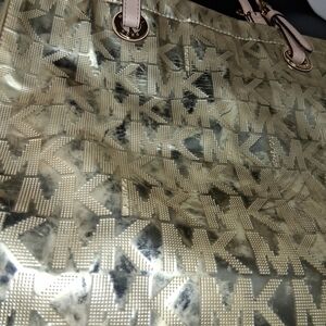 Gold Michael Kors Tote Bag